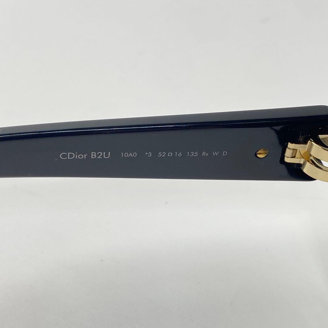 美品 ディオール DIOR サングラス 度なし B2U 10A0.