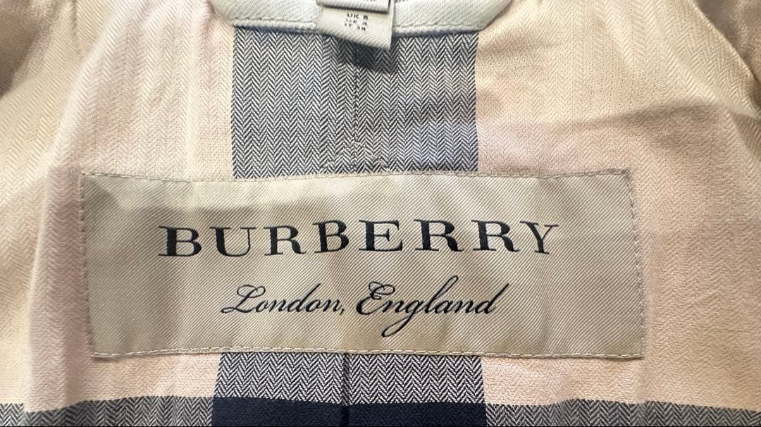 本物，美品！BURBERRY ベージュ トレンチコートS~M
