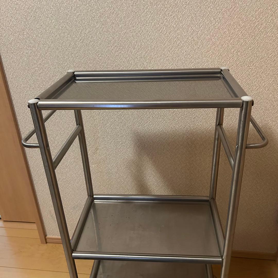 ステンレス製3段ワゴン　■中古■