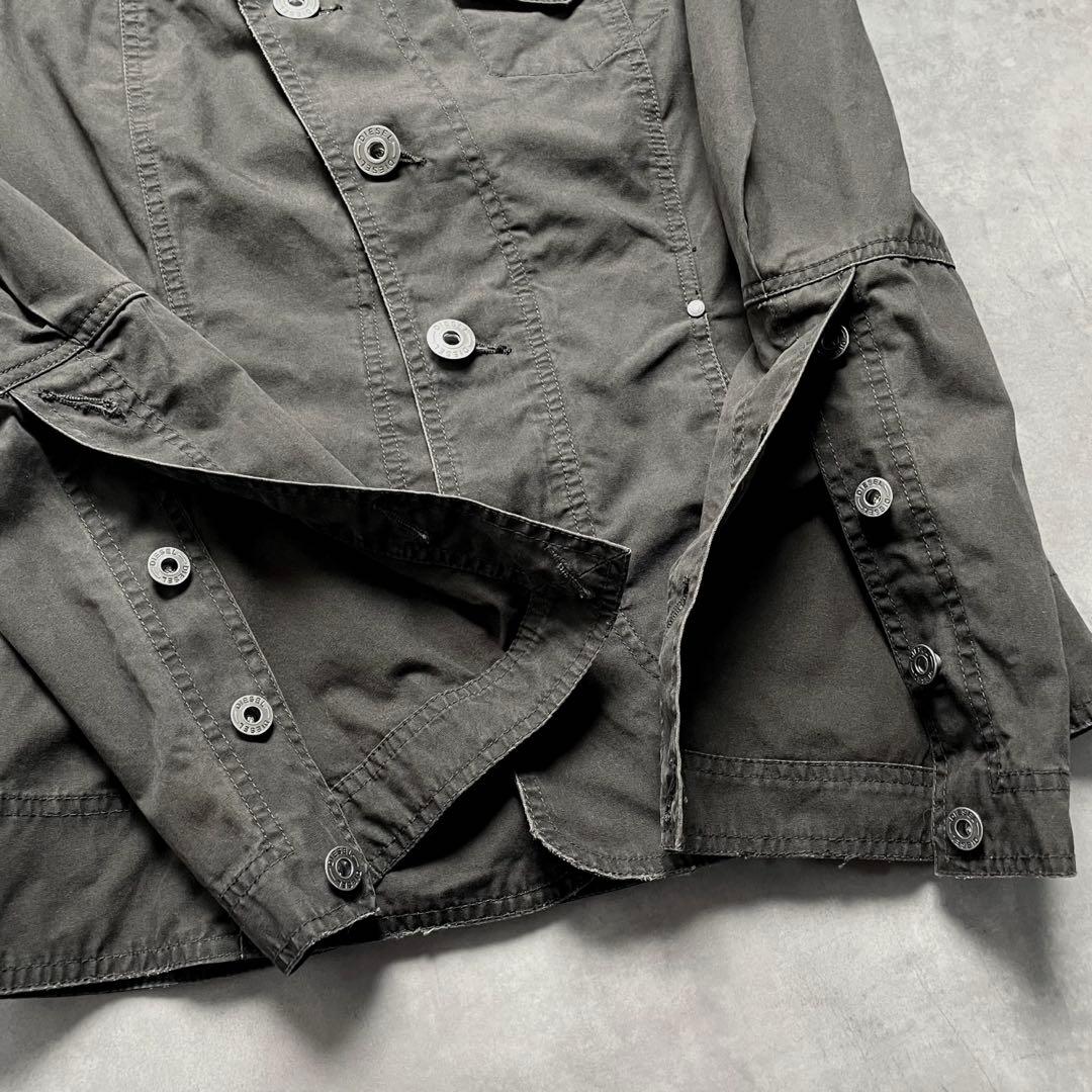 ジャケット・アウター 00s DIESEL archive military jacket y2k M