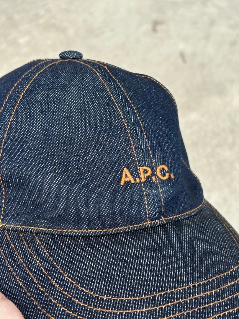 APC デニムキャップ CASQUETTE THAIS 完品 アーペーセー