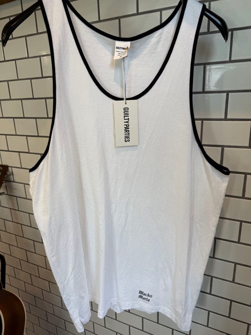 【WACKO MARIA】RINGER TANK TOP