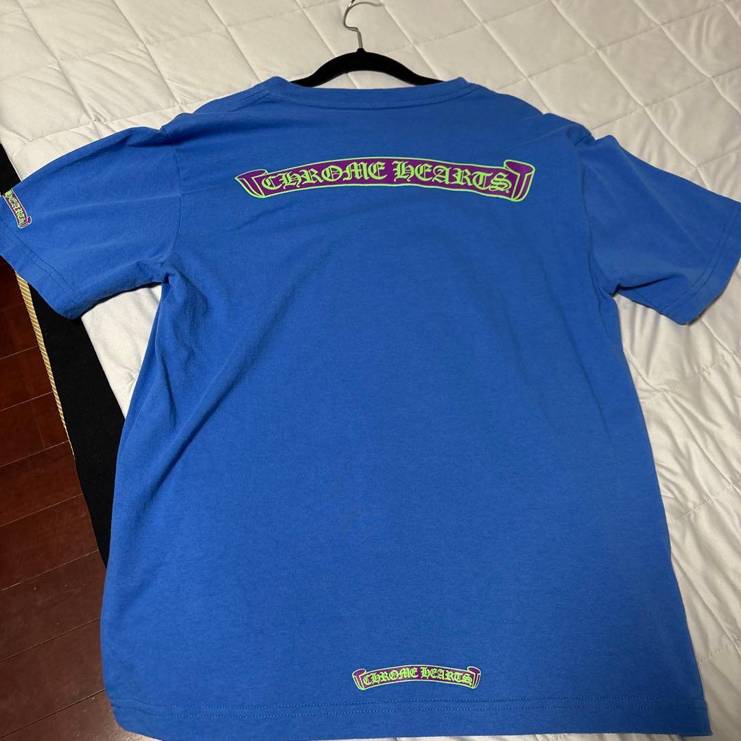 Chrome Hearts ポケット付きTシャツ 青