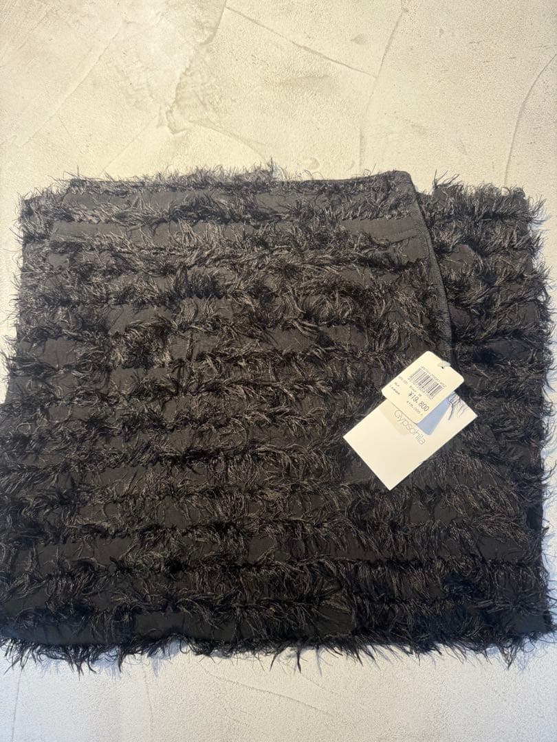 【新品】gypsohila ジプソフィア Feather Skirt 36