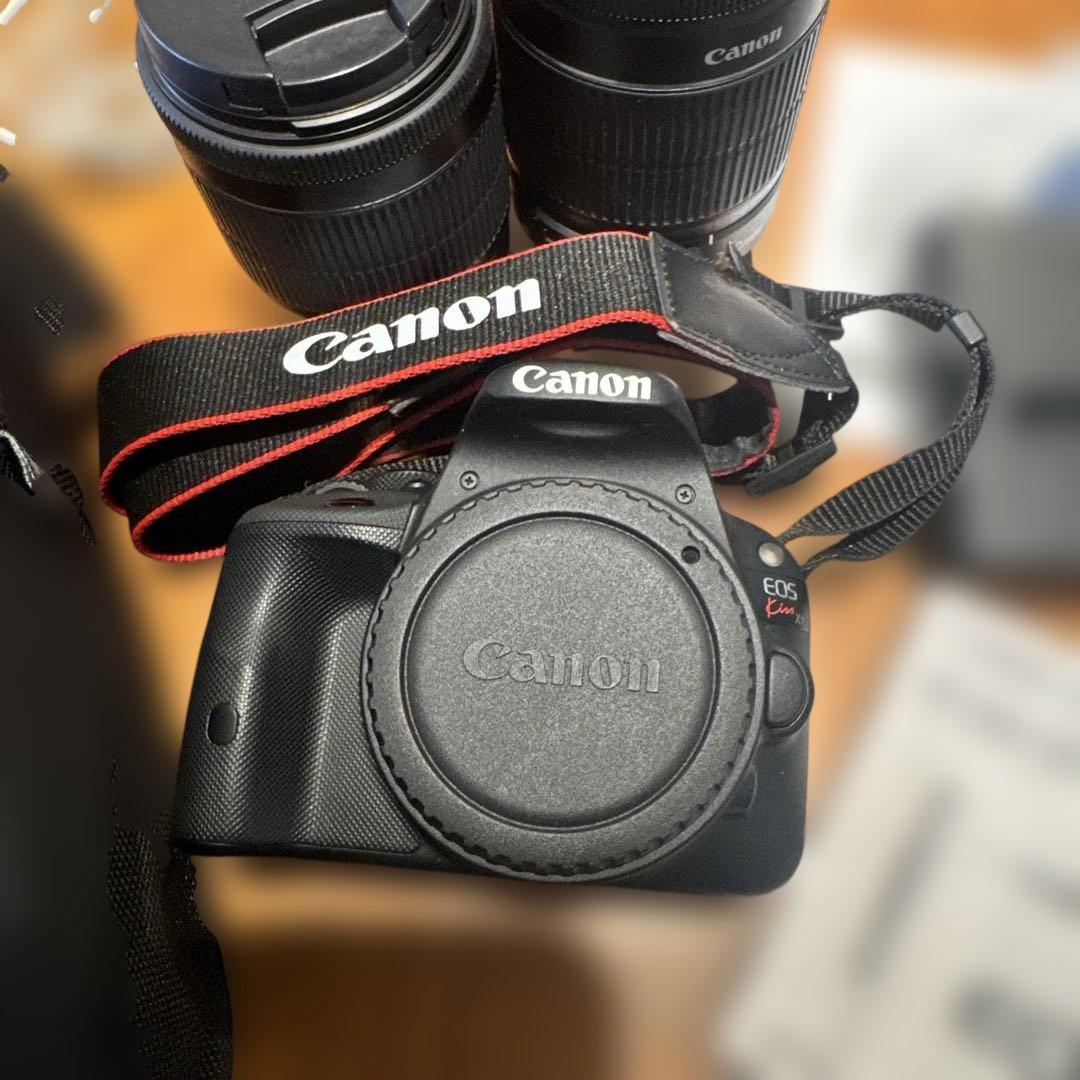 Canon EOS Kiss X7 ダブルレンズセット　バッグ付き