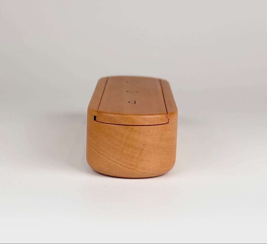 極美品 エルメス HERMES ピルケース ウッド 薬入れ 小物 ブラウン 木製