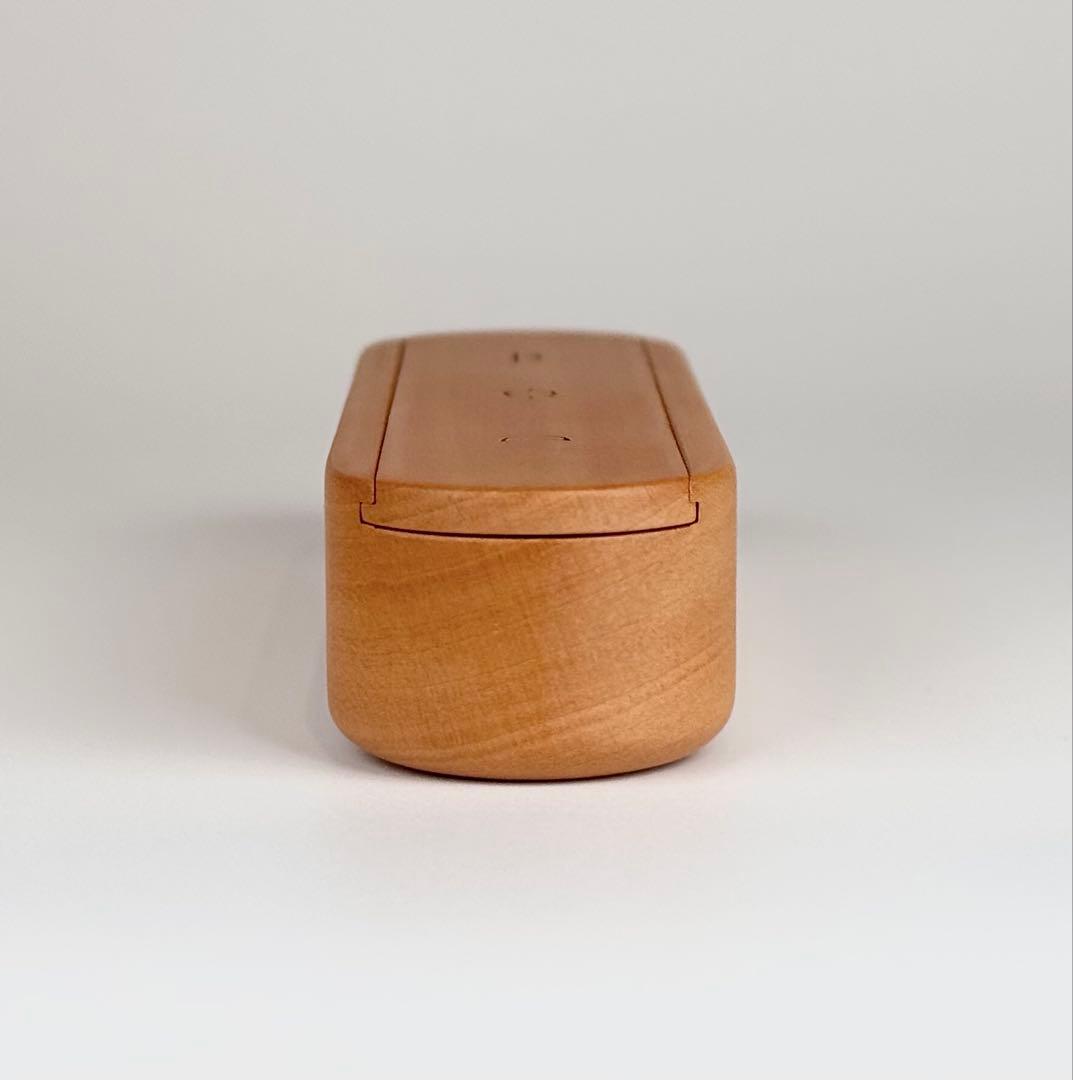 極美品 エルメス HERMES ピルケース ウッド 薬入れ 小物 ブラウン 木製