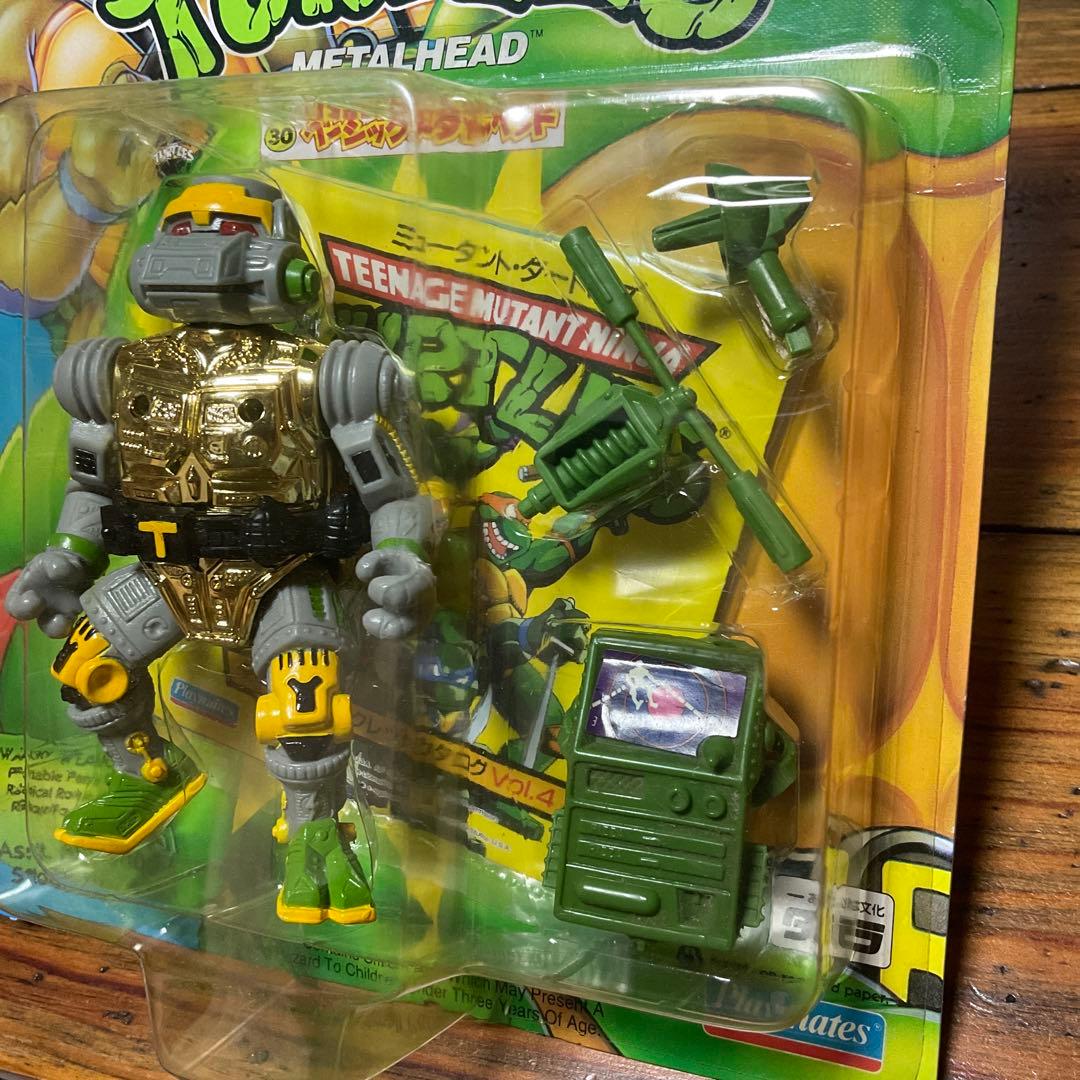 ◼️TMNT◼️タートルズ フィギュア プレイメイツ メタルヘッド