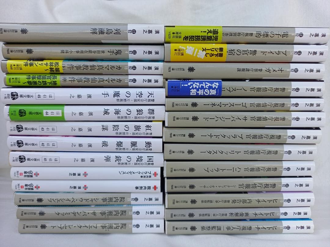 濱嘉之　文庫本２７冊　警視庁情報官・院内刑事・警視庁公安部　片野坂彰・ヒトイチ等