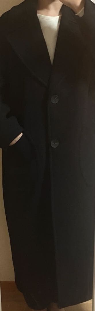 【最終値下げ】ZARA ロングコート ブラック S ウール混 レディース