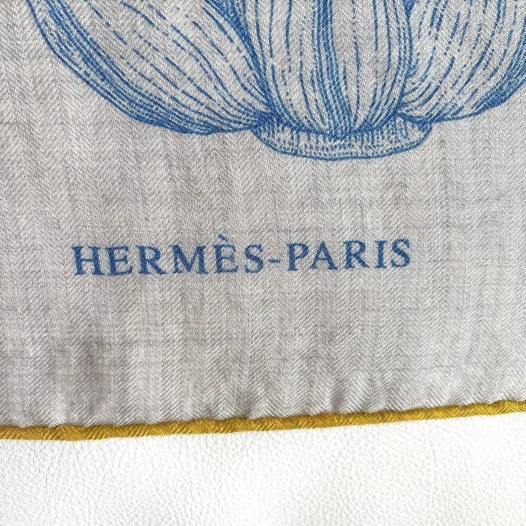 極美品 エルメス HERMESカレ140 ジェアン カシシル ヤシの目録 箱付
