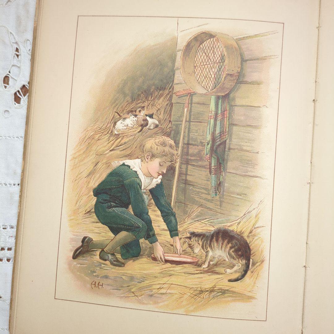 稀少1887アンティーク絵本 洋書古書 児童書 ヴィクトリアン ヴンテージ