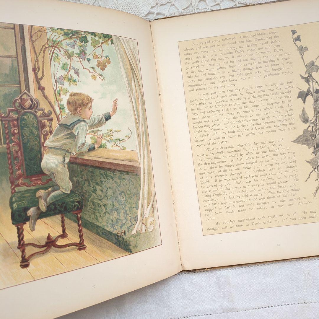 稀少1887アンティーク絵本 洋書古書 児童書 ヴィクトリアン ヴンテージ