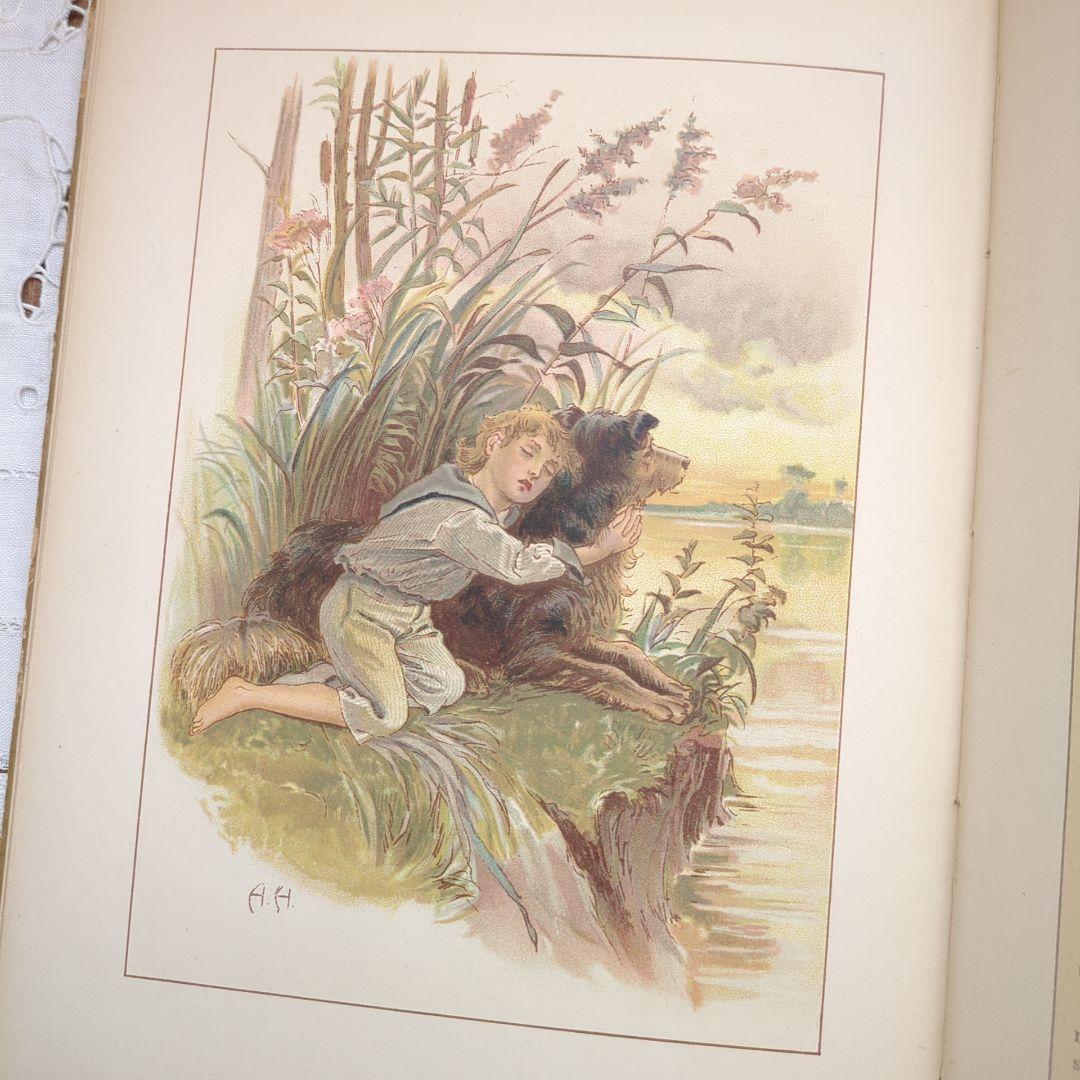 稀少1887アンティーク絵本 洋書古書 児童書 ヴィクトリアン ヴンテージ