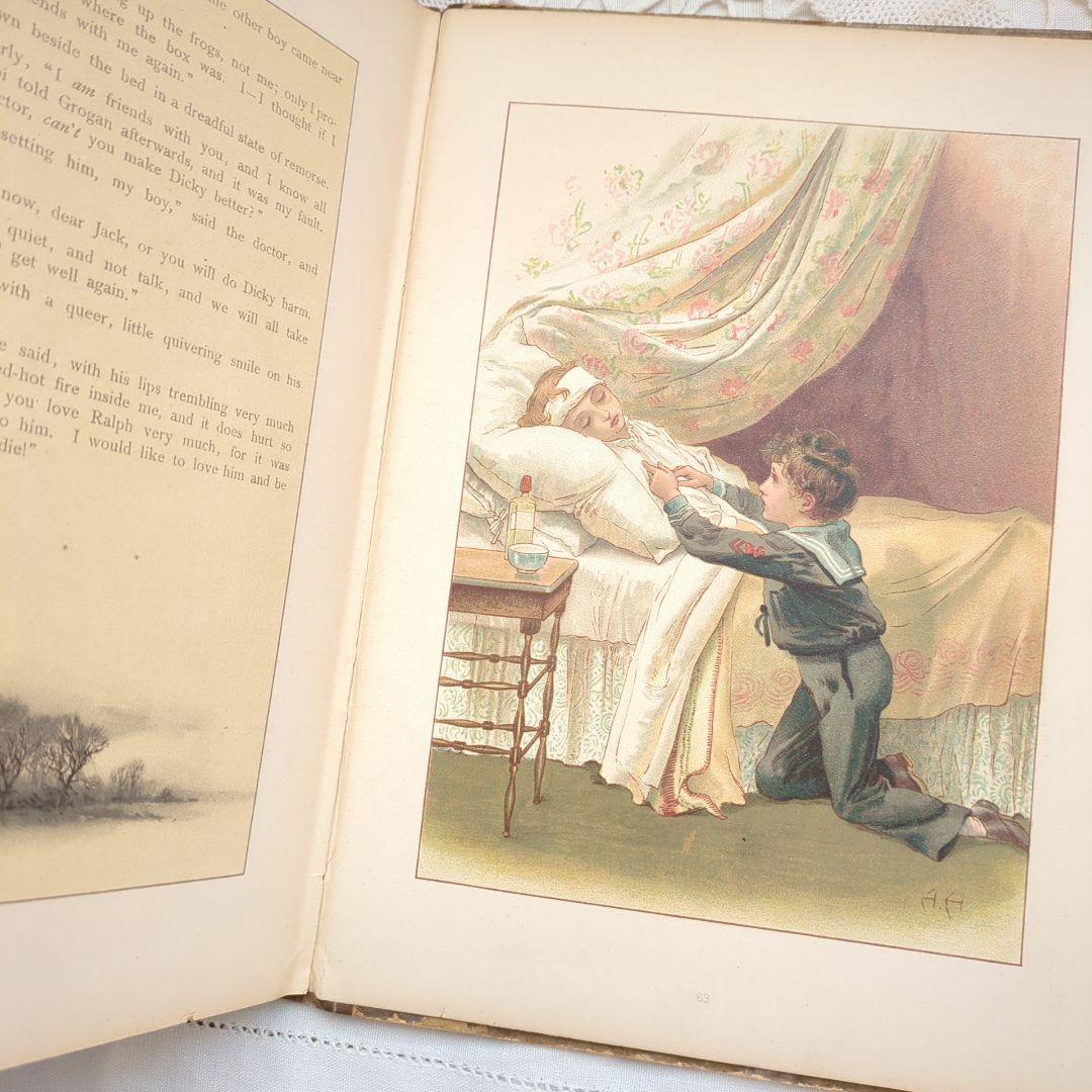 稀少1887アンティーク絵本 洋書古書 児童書 ヴィクトリアン ヴンテージ