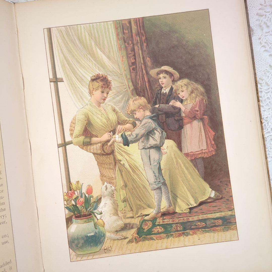 稀少1887アンティーク絵本 洋書古書 児童書 ヴィクトリアン ヴンテージ
