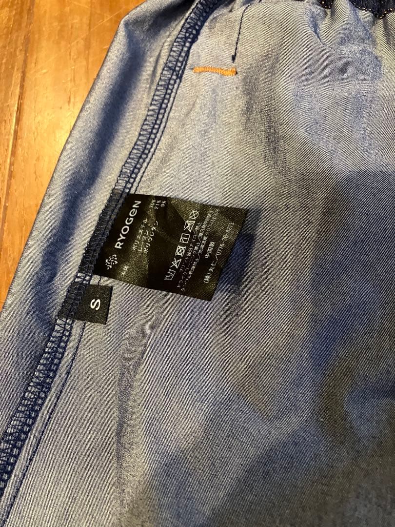 【RYOGON】DENIM BIG POCKET SHORTS