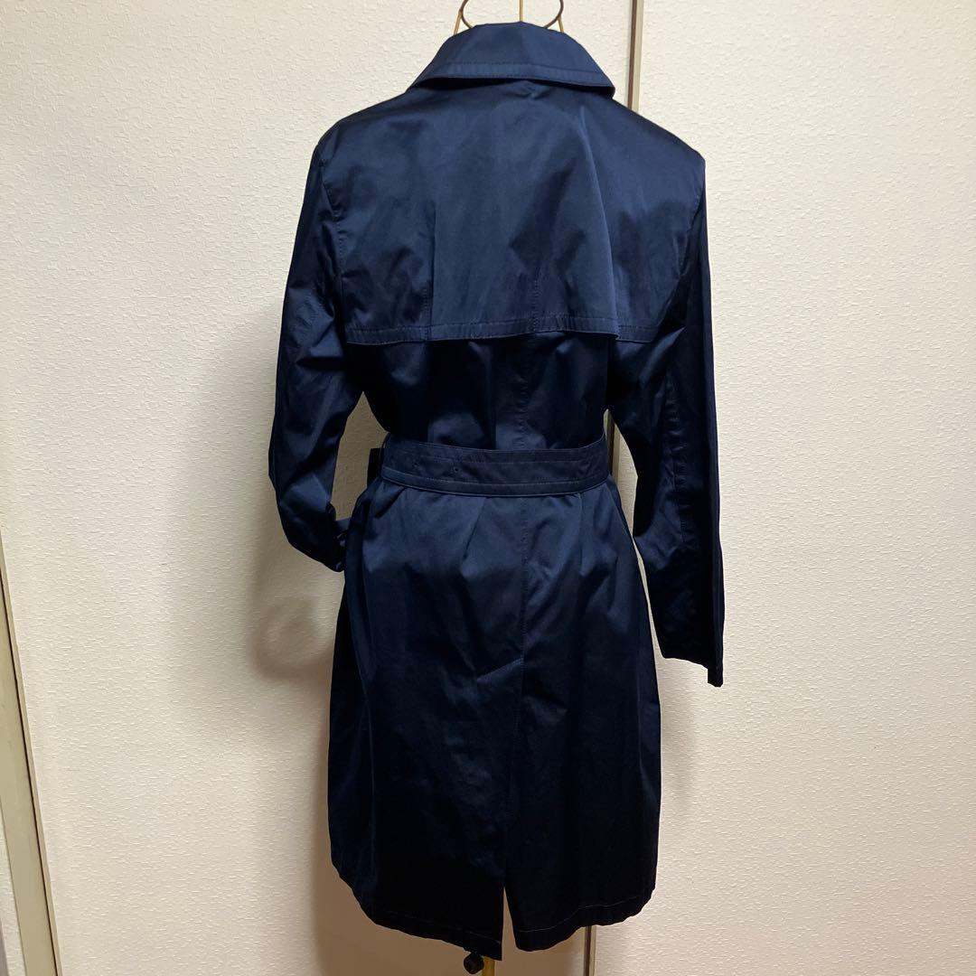 Aquascutum☆紺色トレンチコートサイズ15Lダブル☆angela☆