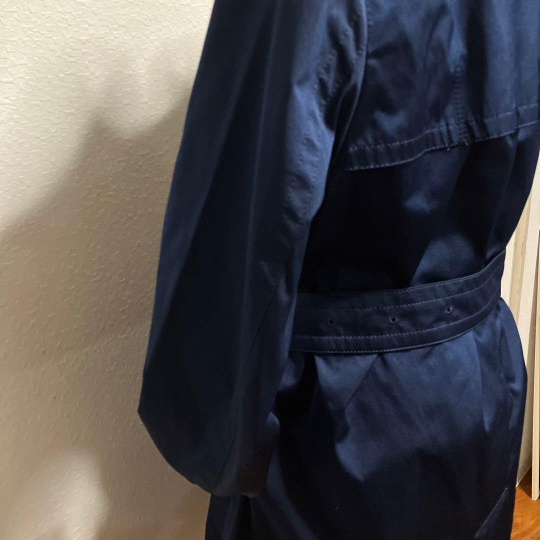 Aquascutum☆紺色トレンチコートサイズ15Lダブル☆angela☆