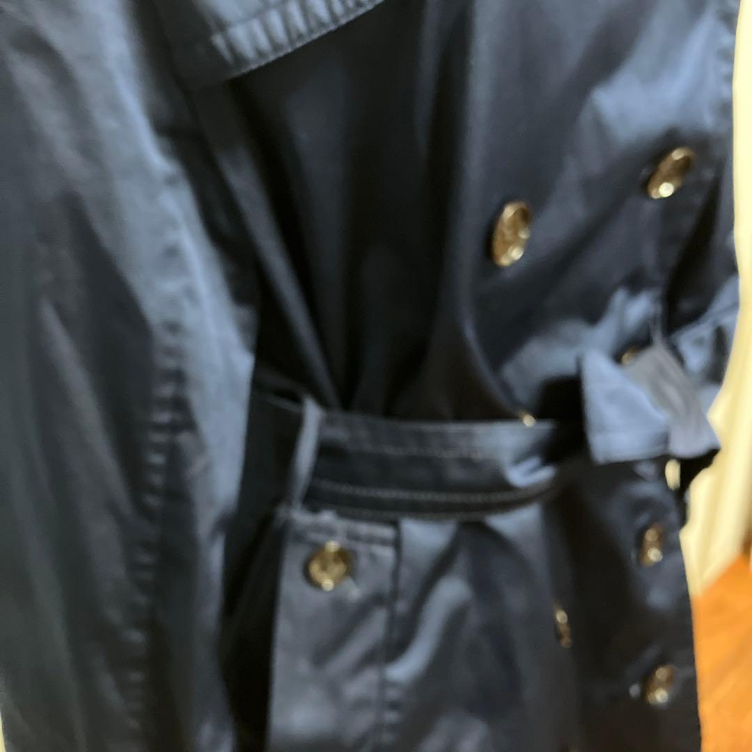 Aquascutum☆紺色トレンチコートサイズ15Lダブル☆angela☆