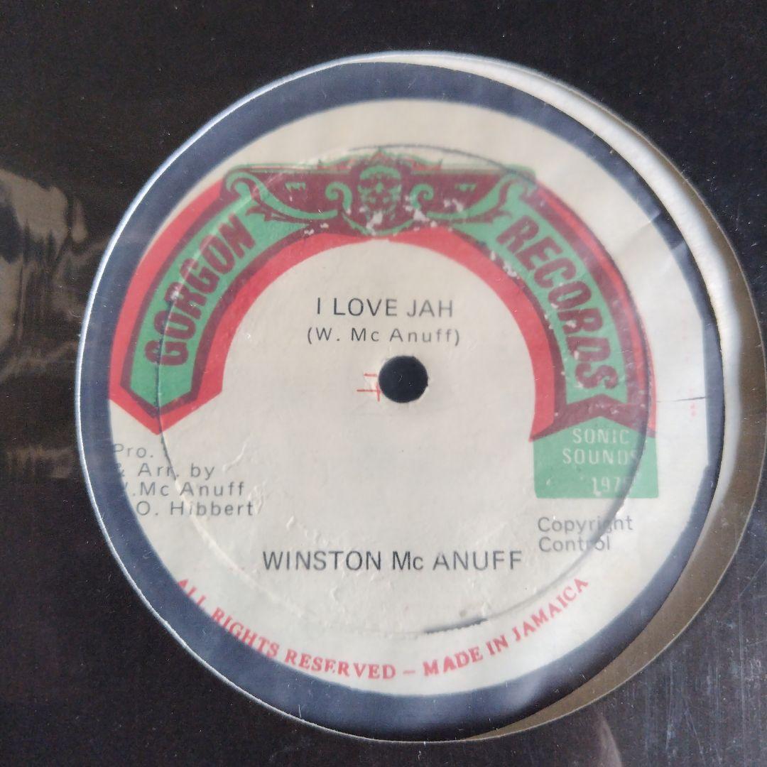 美盤JAオリジナルWINSTON Mc ANUFF/I LOVE JAH