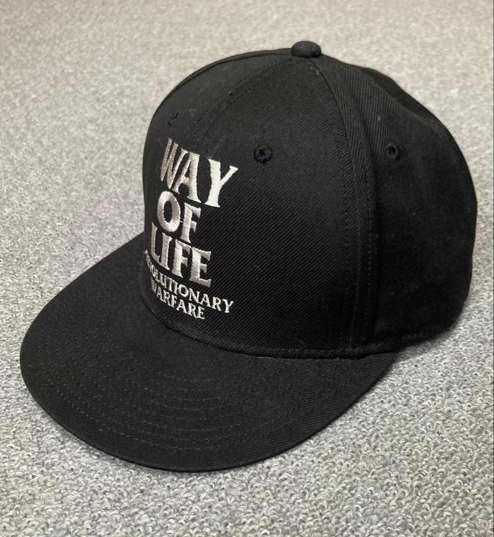 美品‼︎RATS EMBROIDERY CAP \"WAY OF LIFE\" BLK
