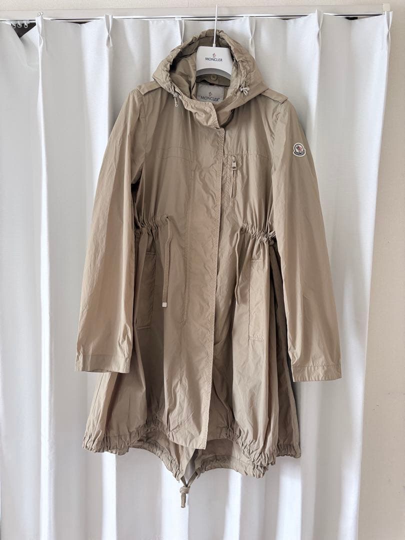 超美品　JOSEPHINE モンクレール スプリングコート ベージュ ナイロン