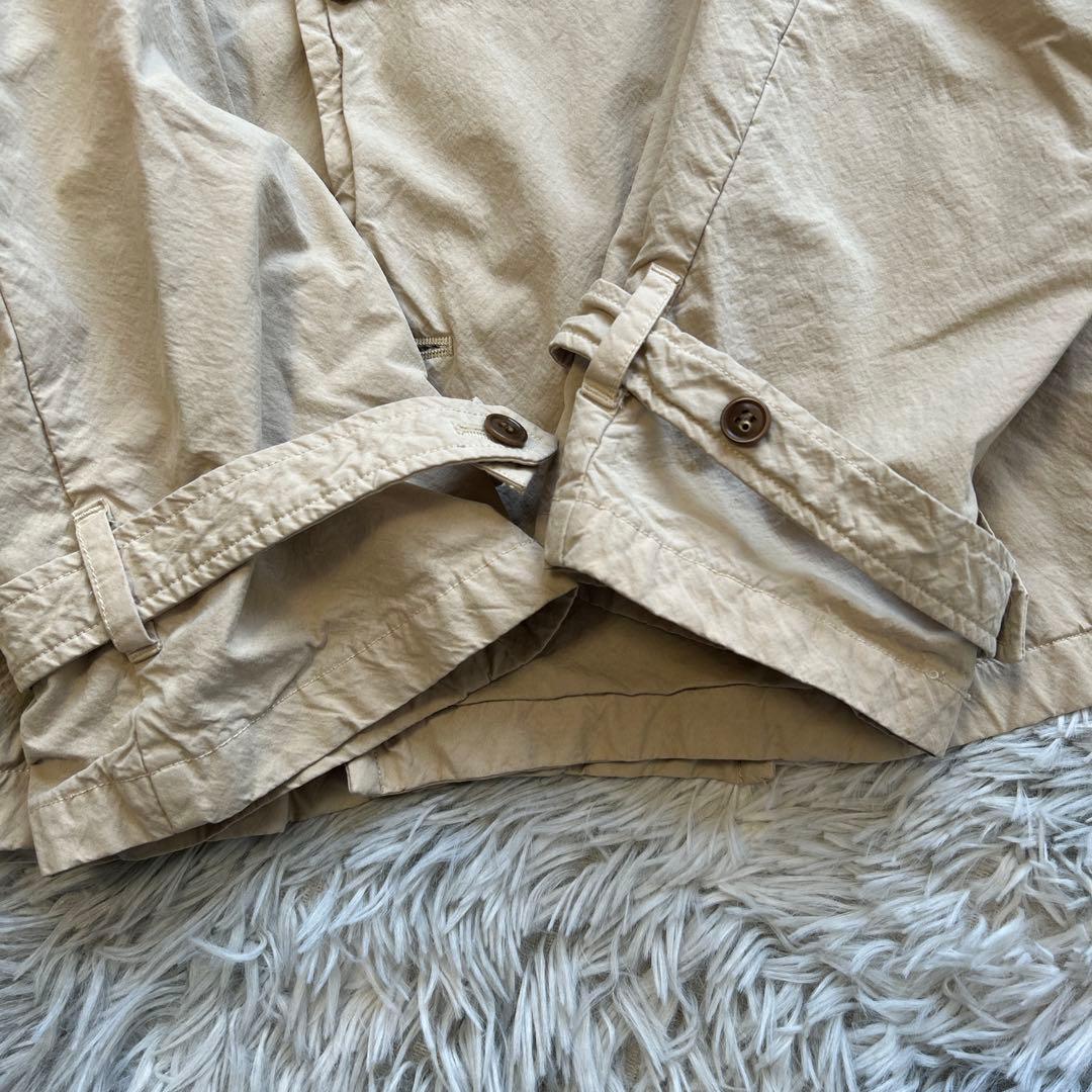【美品】nest Robe スーピマコットン ショートトレンチジャケット