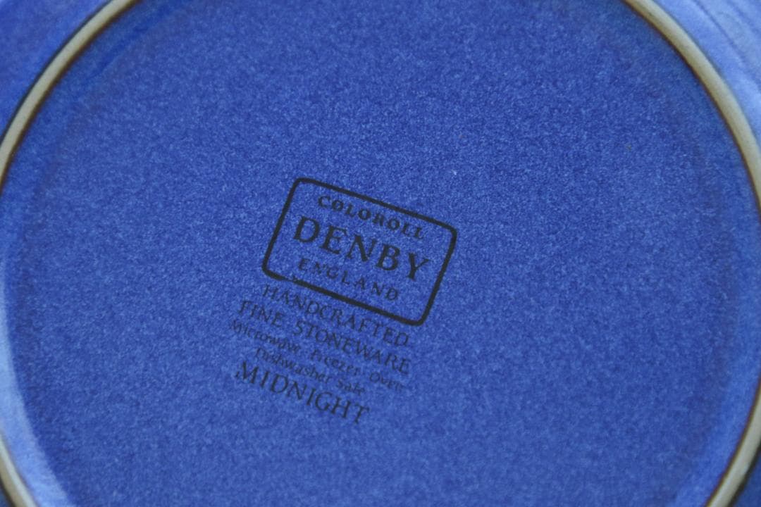 Denby「MIDNIGHT」プレート6枚セット