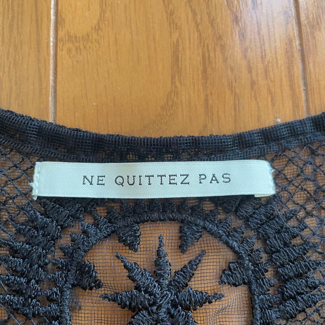 NET EMB RIBBON DRESS 永野芽郁着　ワンピース　刺繍　ヌキテパ