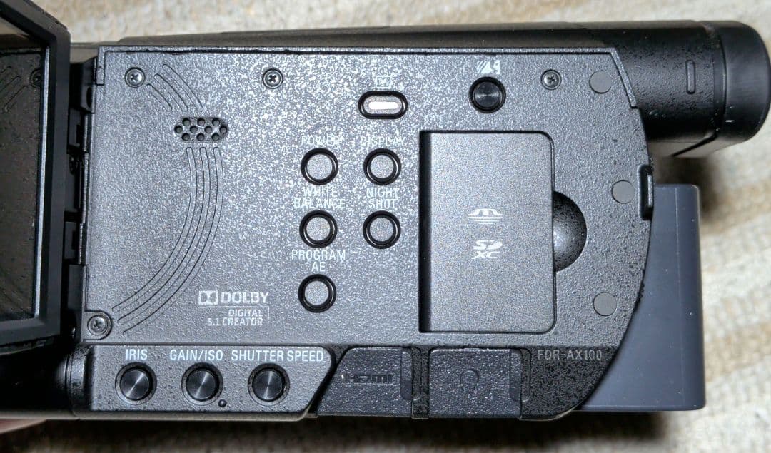 SONY FDR-AX100 ハンディカム 4K ジャンク