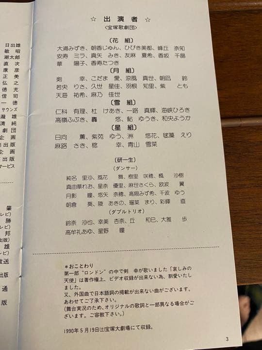 ‘90TMP音楽祭　サウンド・イン・ビッグ・シティ　VHS 大浦みずき他