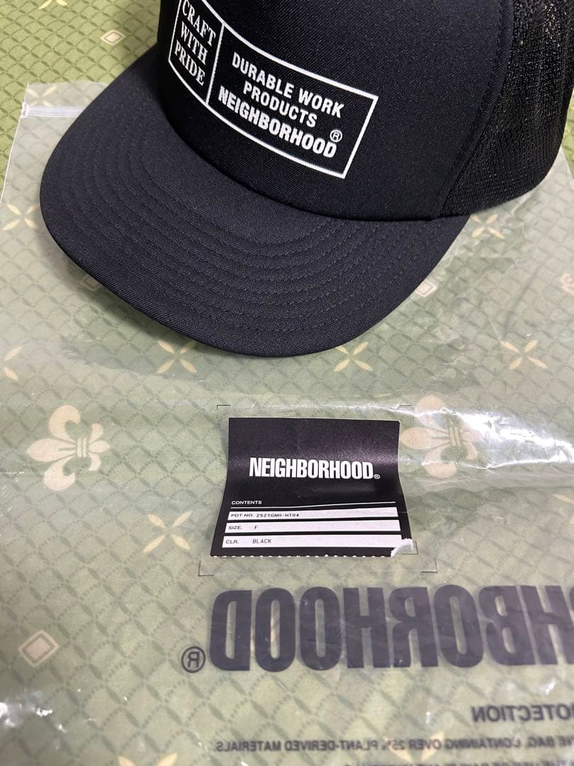 ネイバーフッド　メッシュキャップ2025SS　MESH CAP-2 ブラック 黒