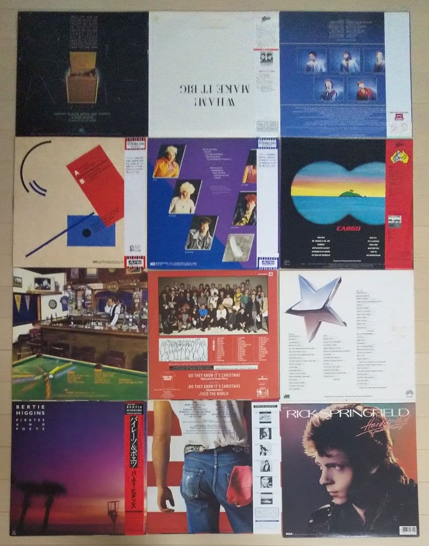 洋楽 1980年代 LPレコード 12枚セット 再生確認済み まとめ売り