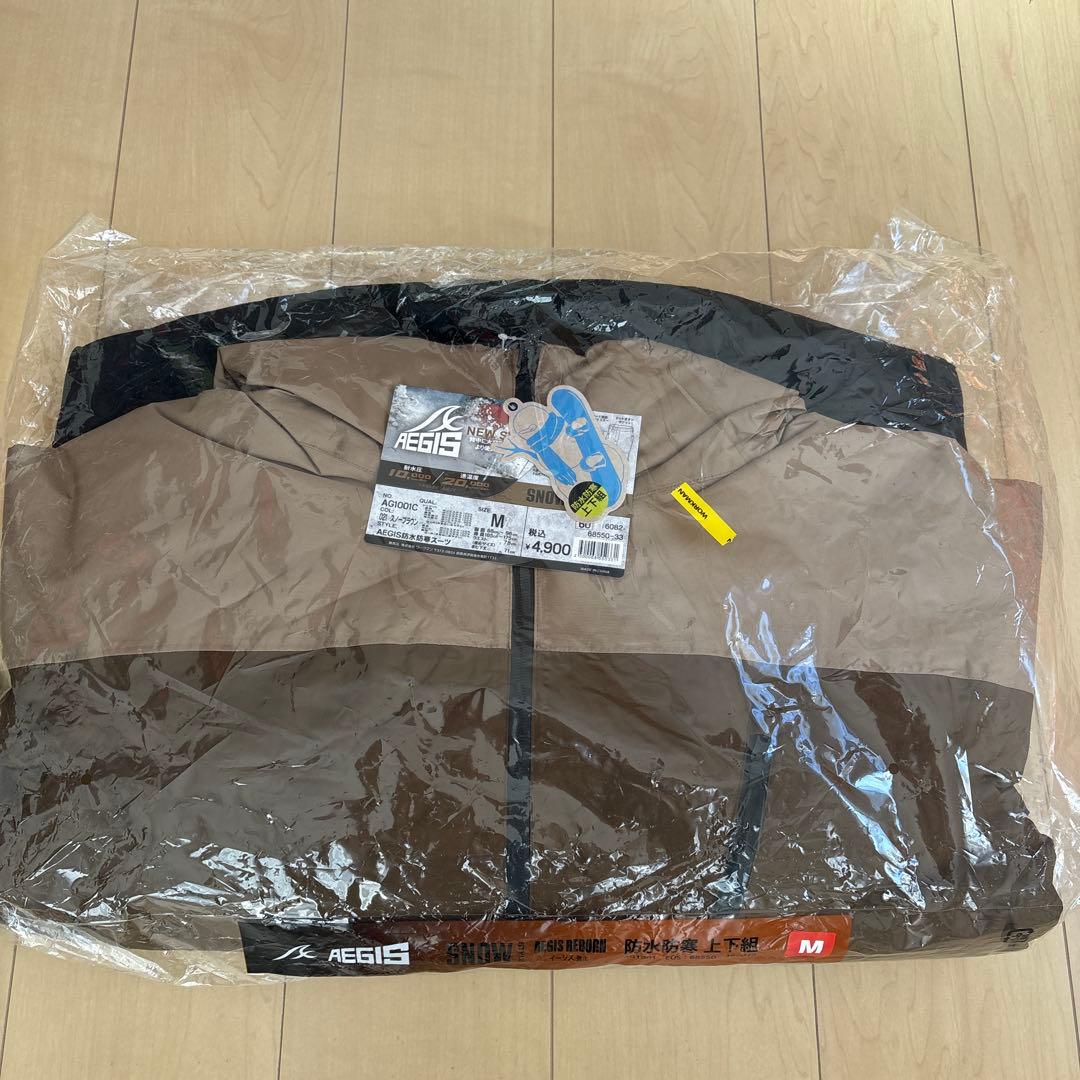 Taka2025 イージス　スノーブラウン　スノーウェア　上下セット M