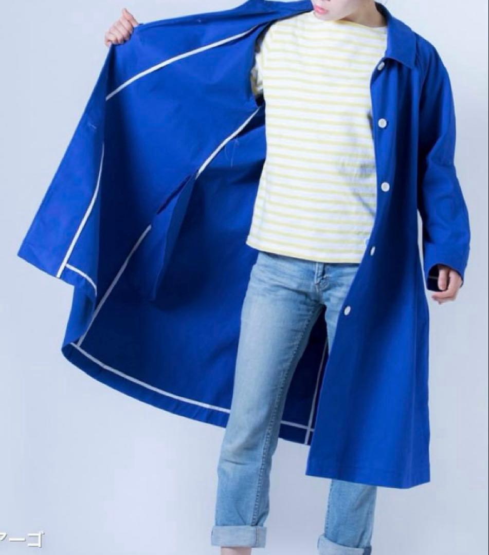 お買い得❤️CREEMA❤️春のチノクロスコート 鮮やかブルー　定価23,000円