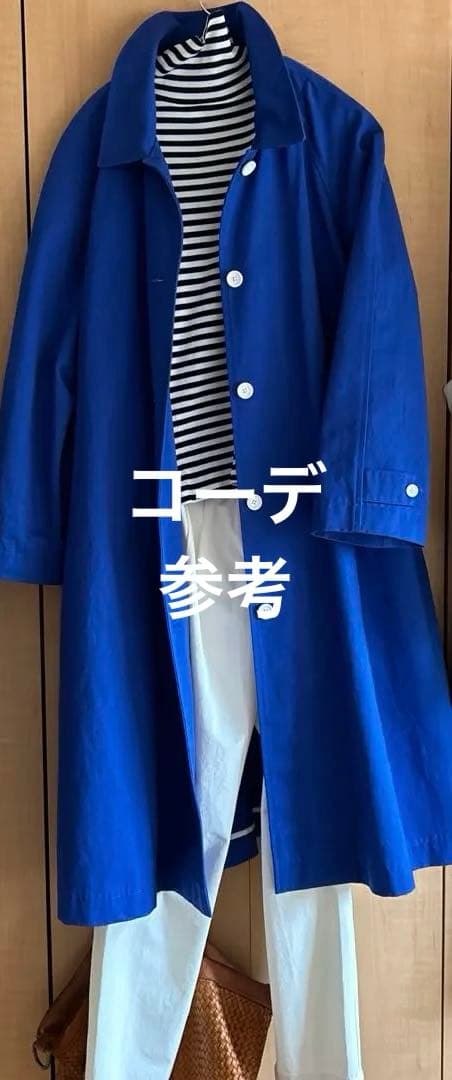 お買い得❤️CREEMA❤️春のチノクロスコート 鮮やかブルー　定価23,000円