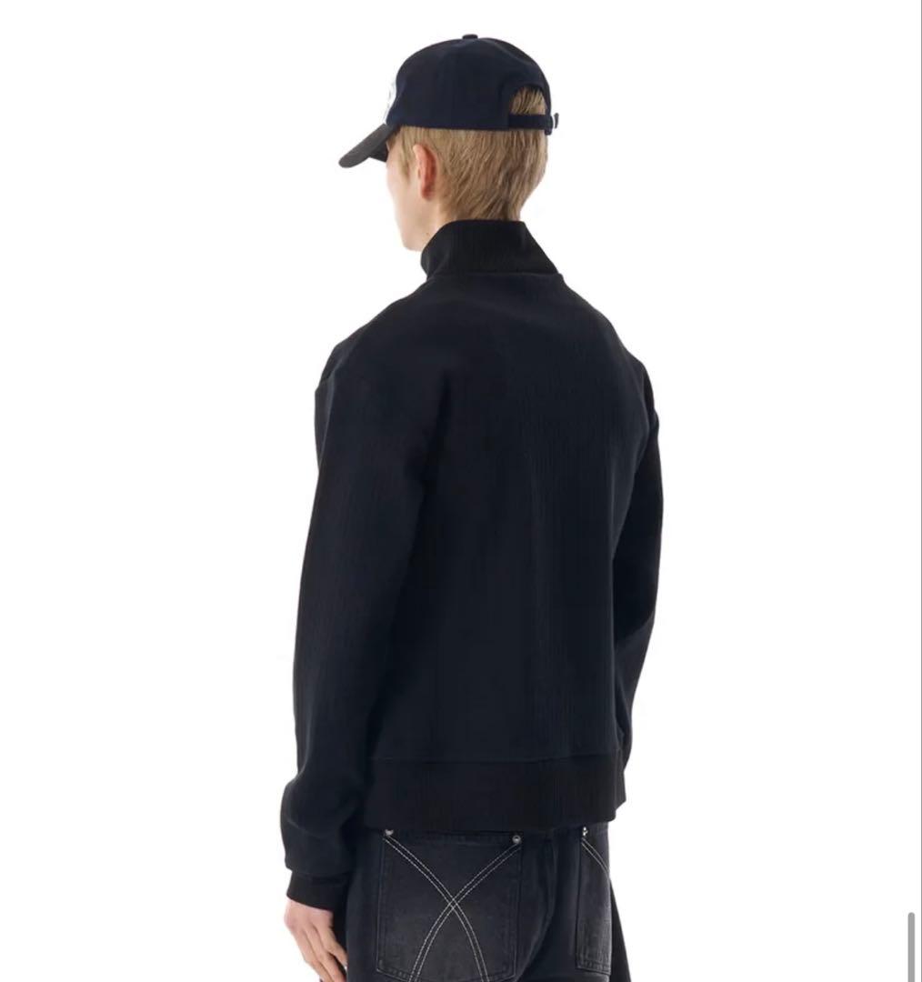 完売品 AAKAM Side Neck Zip-Up Knit (Black)