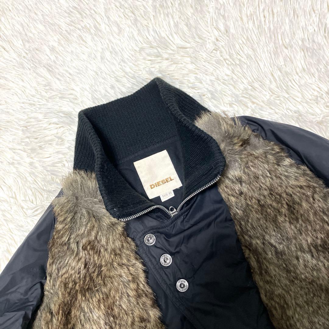 ジャケット・アウター 00s archive DIESEL faux fur military Y2K