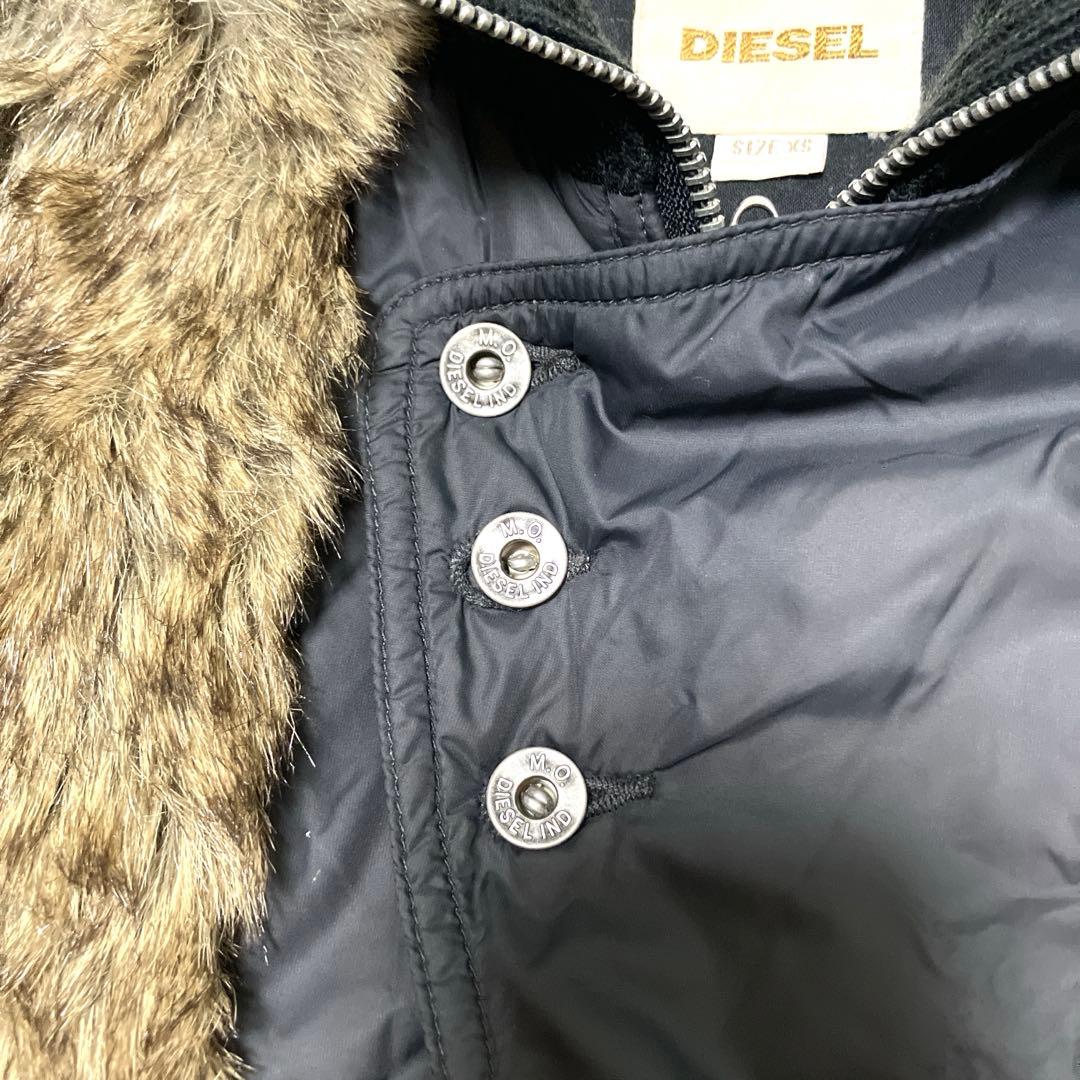 ジャケット・アウター 00s archive DIESEL faux fur military Y2K