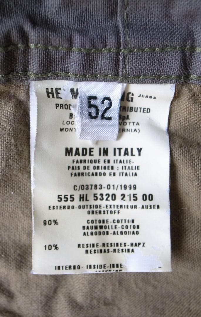 本人期 HELMUT LANG ヘルムートラング オーバーサイズ モッズコート