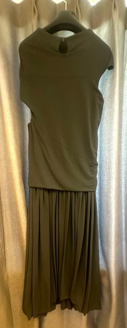 JIL SANDER ロイヤルブルー ひざ丈ワンピース 半袖　34