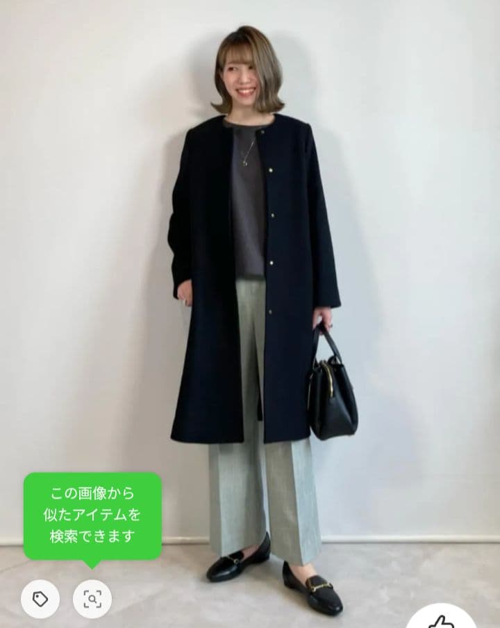 グリーンレーベル　ショートビーバー　コート　ブラック