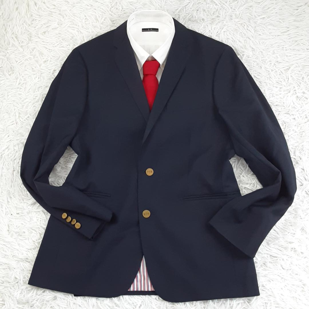 美品◎Brooks Brothers 紺ブレザー 金ボタン ウール100％