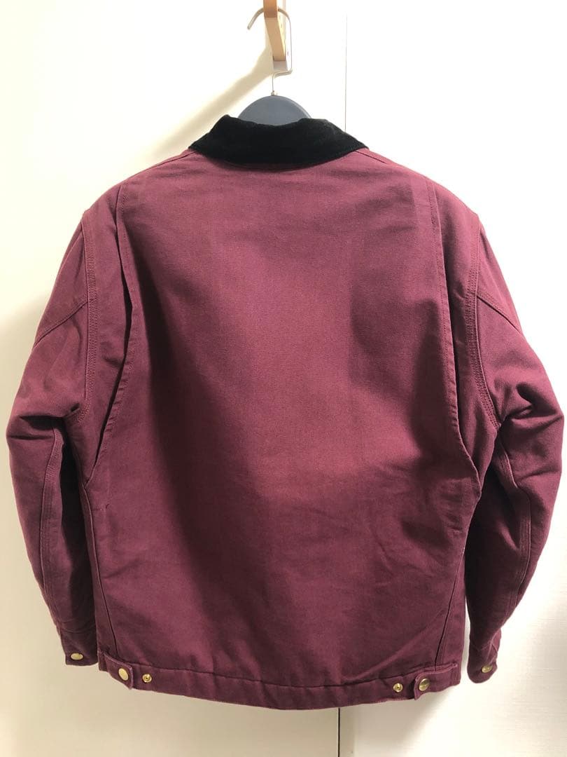 Carhartt WIPバーガンディ デトロイトジャケット S