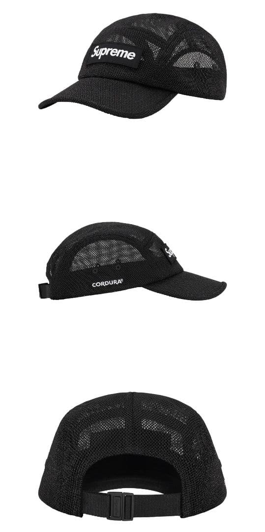 Supreme 23SS Mesh Cordura Camp Cap 極美品