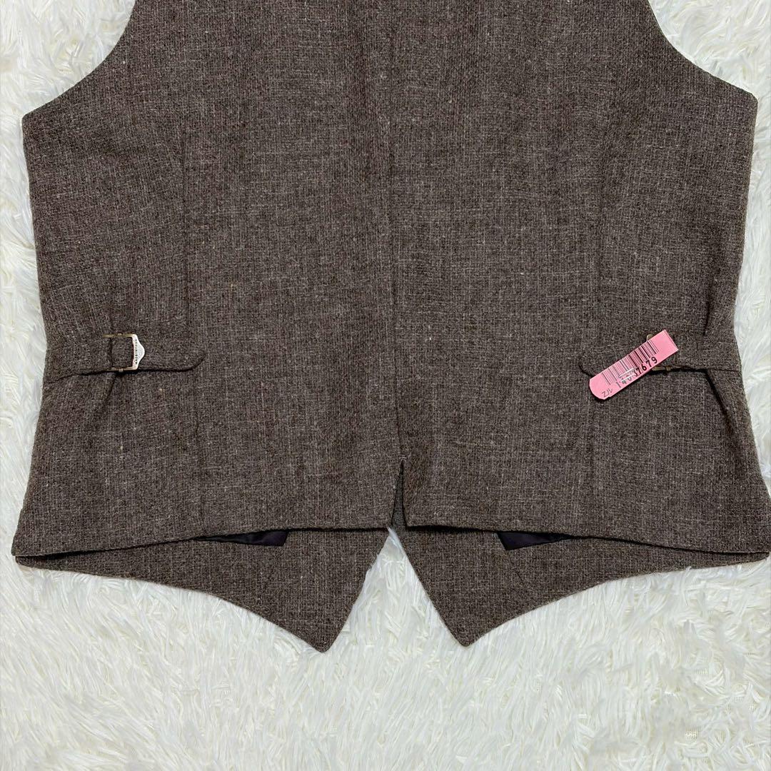 美品 高級イタリア製生地 マッキントッシュロンドン ツイード ジレ ベスト M