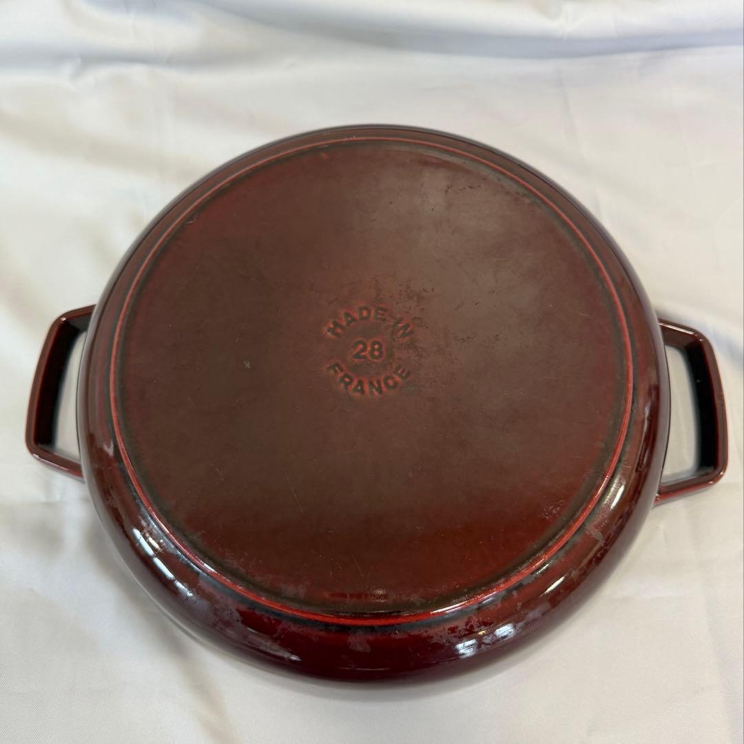 STAUB ストウブ ブレイザーソテーパン 28cm 限定色グレナディンレッド