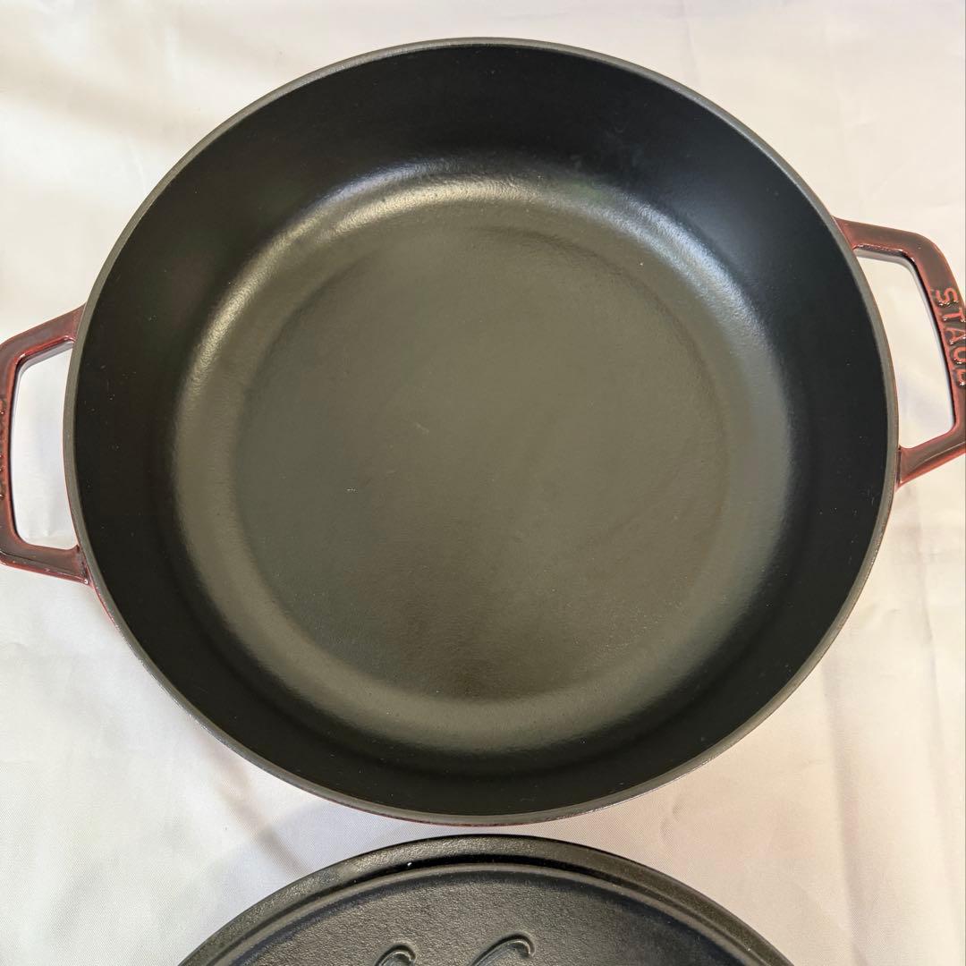 STAUB ストウブ ブレイザーソテーパン 28cm 限定色グレナディンレッド