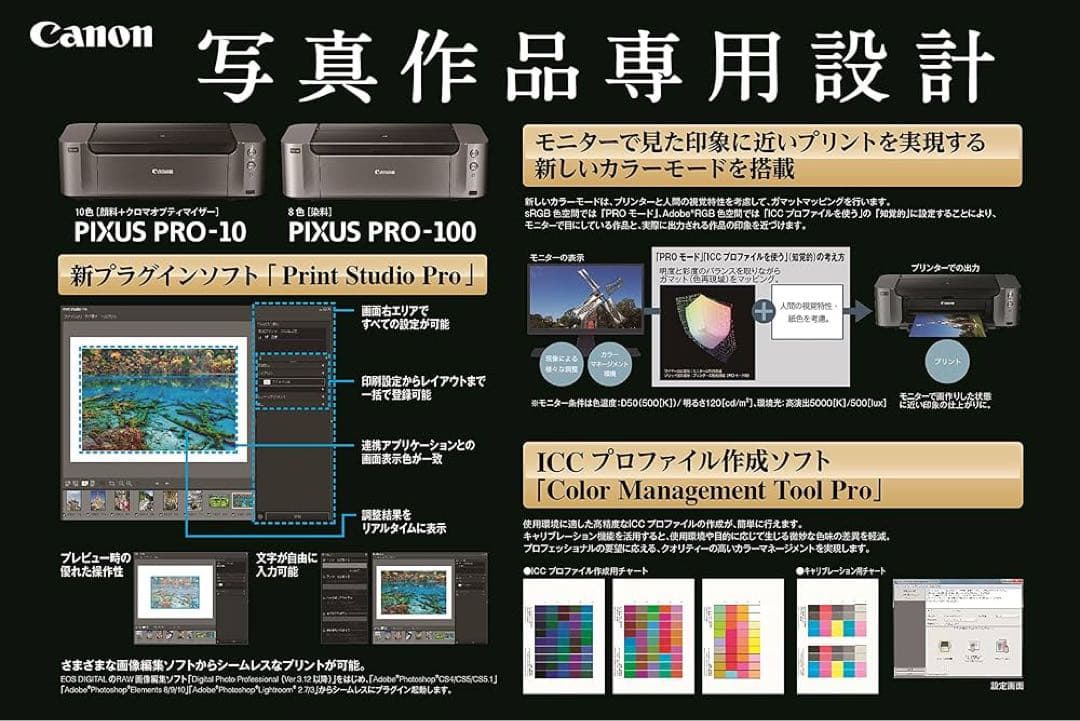 完全新品・未開封⭐︎Canon PIXUS PRO-100S A3ノビ対応プリンタ